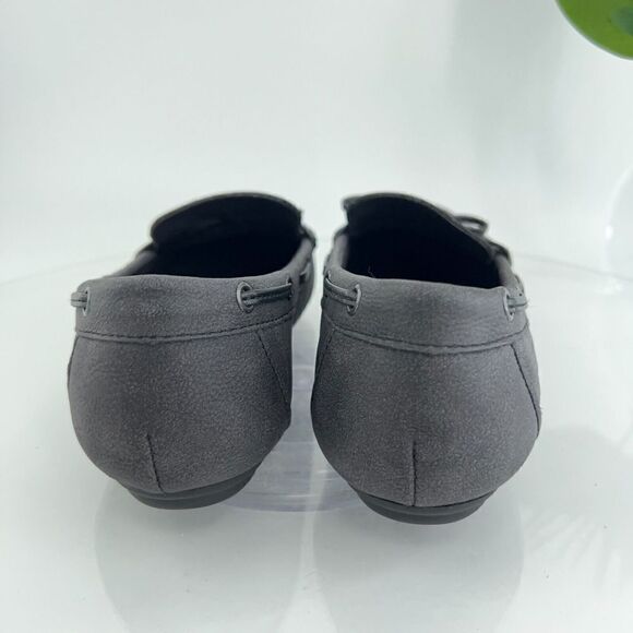 Born BOC Women's Carolann Loafer Sz7 Flat Slip On Boat Shoe Moc Toe Black Vegan - Picture 9 of 13